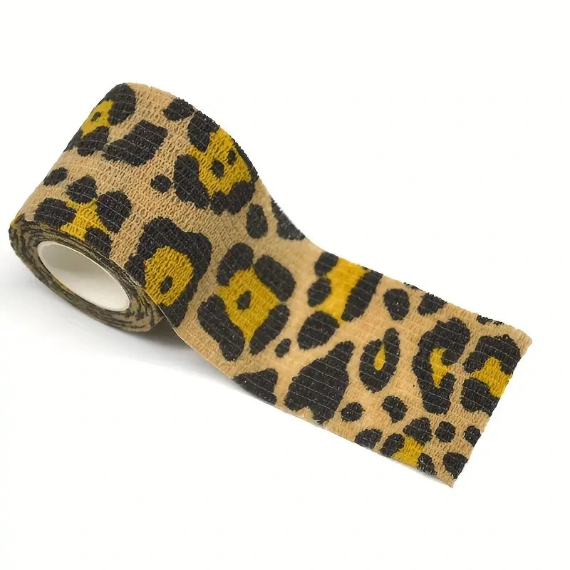 Grip Wrap 50MM x 4.5M - Leopard Print Non Woven - Tattoo Boutique